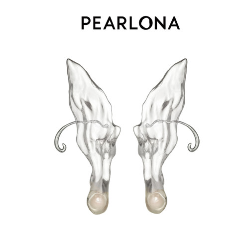 PEARLONA呼吸坠落透明树脂耳挂