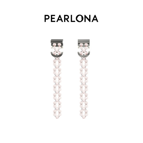 PEARLONA巴洛克珍珠皮带扣耳钉女