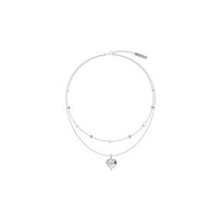 PEARLONA融化爱心满天星双层巴洛克叠戴珍珠项链种地吧卓沅同款