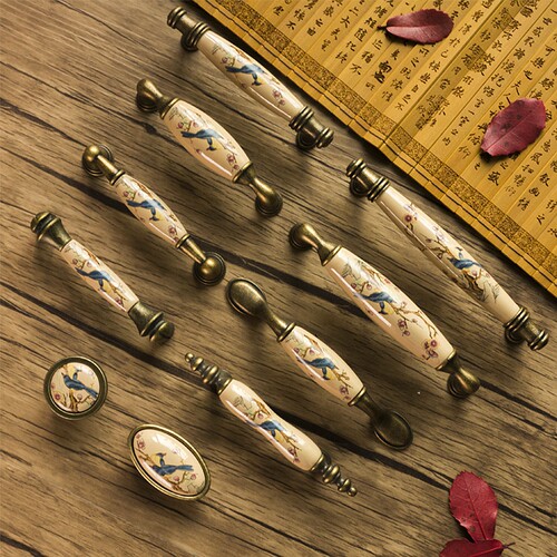 新中式美式乡村复古做旧陶瓷