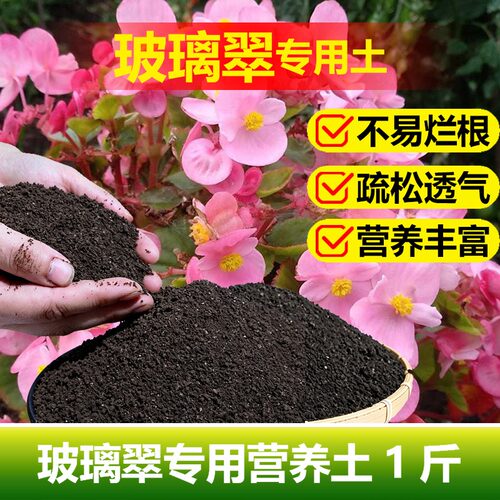 玻璃翠专用土料盆栽植物营养土种植肥有机肥颗粒缓释肥花卉土家用