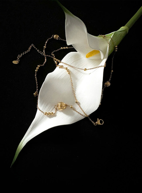 简约气质高级感串珠项链