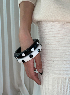 复古千禧年辣妹风波点手镯