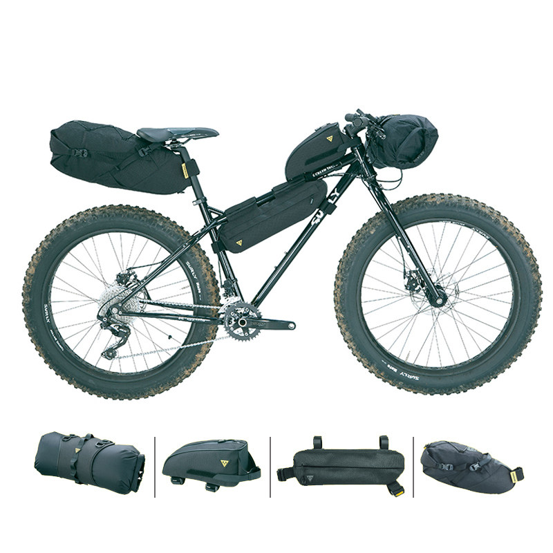 TOPEAK山地骑行驮包车头前梁上管收纳自行车后座尾包防水装备配件