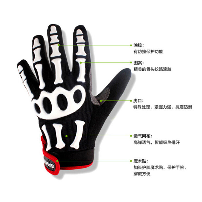 Gants pour vélo mixte SPAKCT - Ref 2249825 Image 3