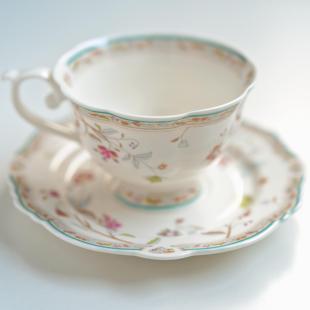 景德镇复古高档咖啡杯套装欧式小奢华陶瓷杯创意田园下午茶具花茶