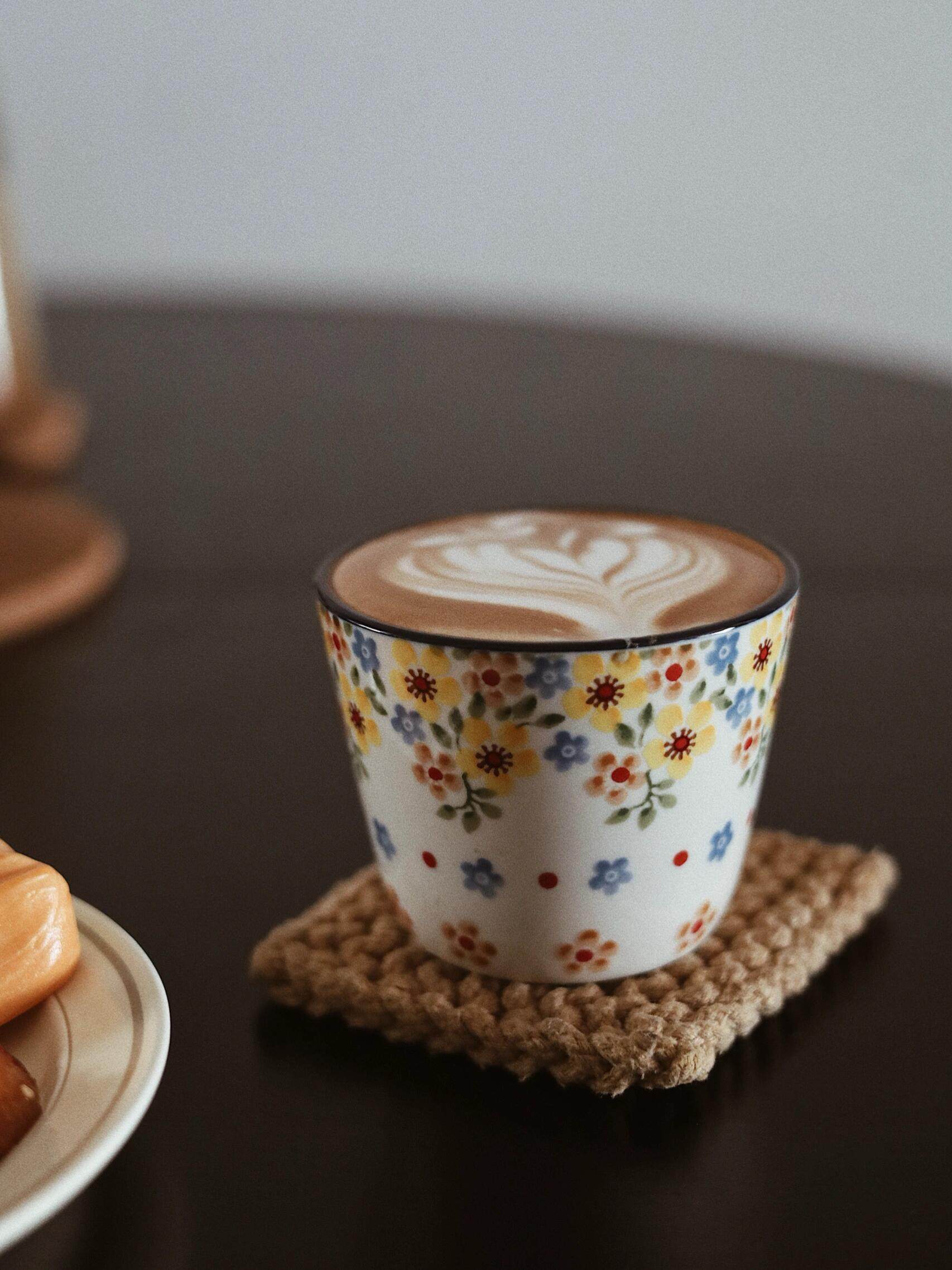 波兰陶瓷现货黄碎花优雅高颜值釉下彩马克杯圆乎乎咖啡手握茶杯子