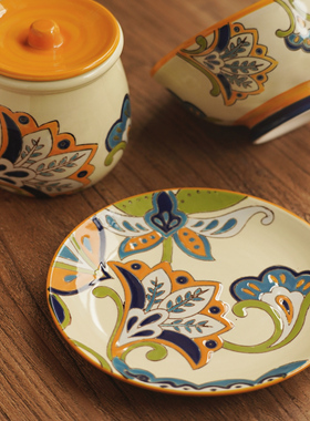 慕古东方中式诧寂风中古风售楼处会所餐厅民宿仿隋代装饰收纳罐子