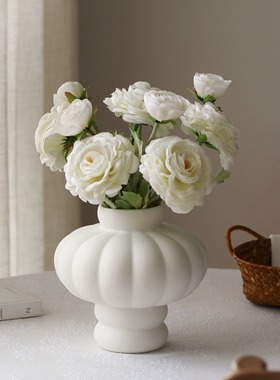 丹麦Louise Roe Balloon灯笼花瓶造型陶瓷装摆件客厅餐桌装饰品