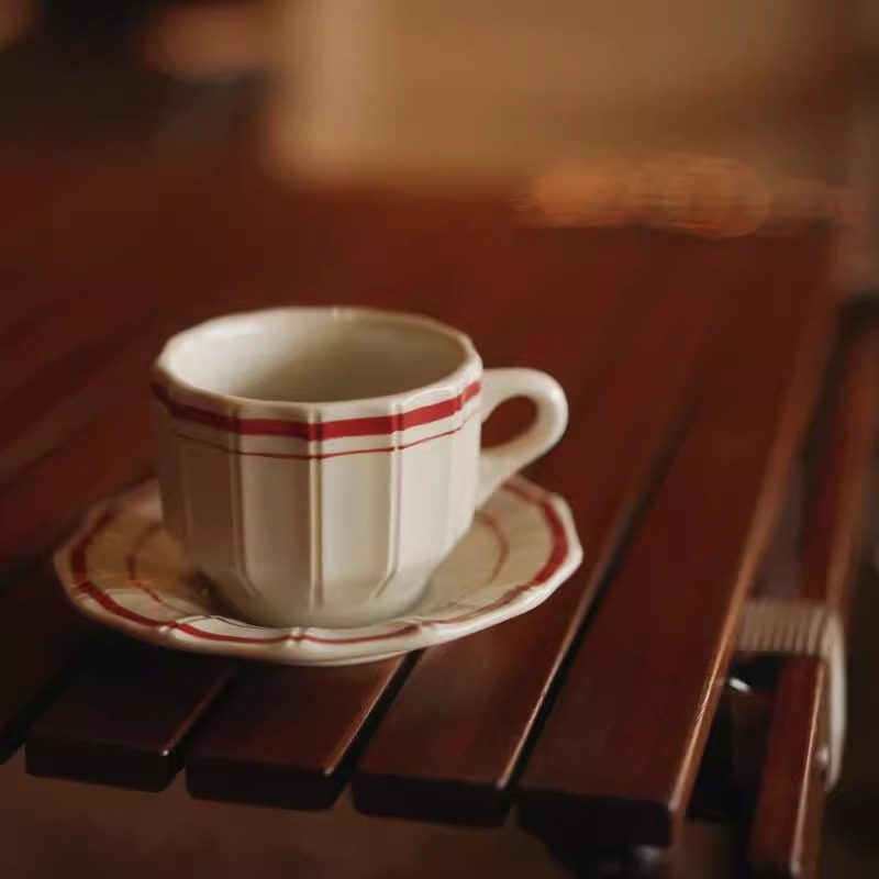 家居复古手工彩绘下午茶陶瓷北欧设计师款意式浓缩咖啡杯碟下午茶,餐饮具,咖啡杯,淘宝优惠券,粉丝福利购,淘宝优惠卷