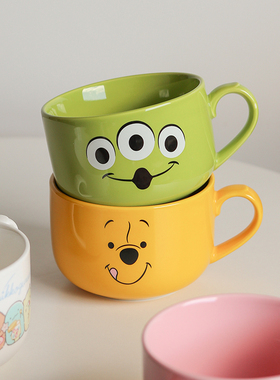 日式y*maka联名款chic风创意水墨陶瓷家用办公室咖啡杯具