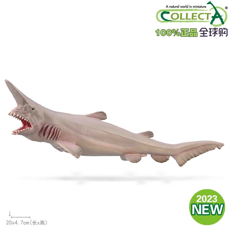 英国collecta我你他仿真海洋动物模型玩具88989欧氏尖吻鲛2023