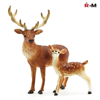 Mô phỏng quà tặng chính hãng R-M Mô hình động vật Trang trí đồ chơi Sê-ri hoang dã Sika Deer Bambi Spot 128410 - Đồ chơi gia đình do choi