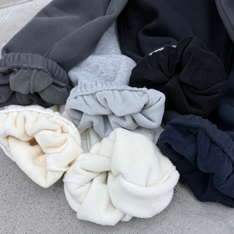 加绒韩系松紧腰运动裤卫裤