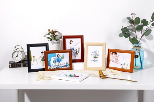 画框实木摆台挂墙6寸营业执照框