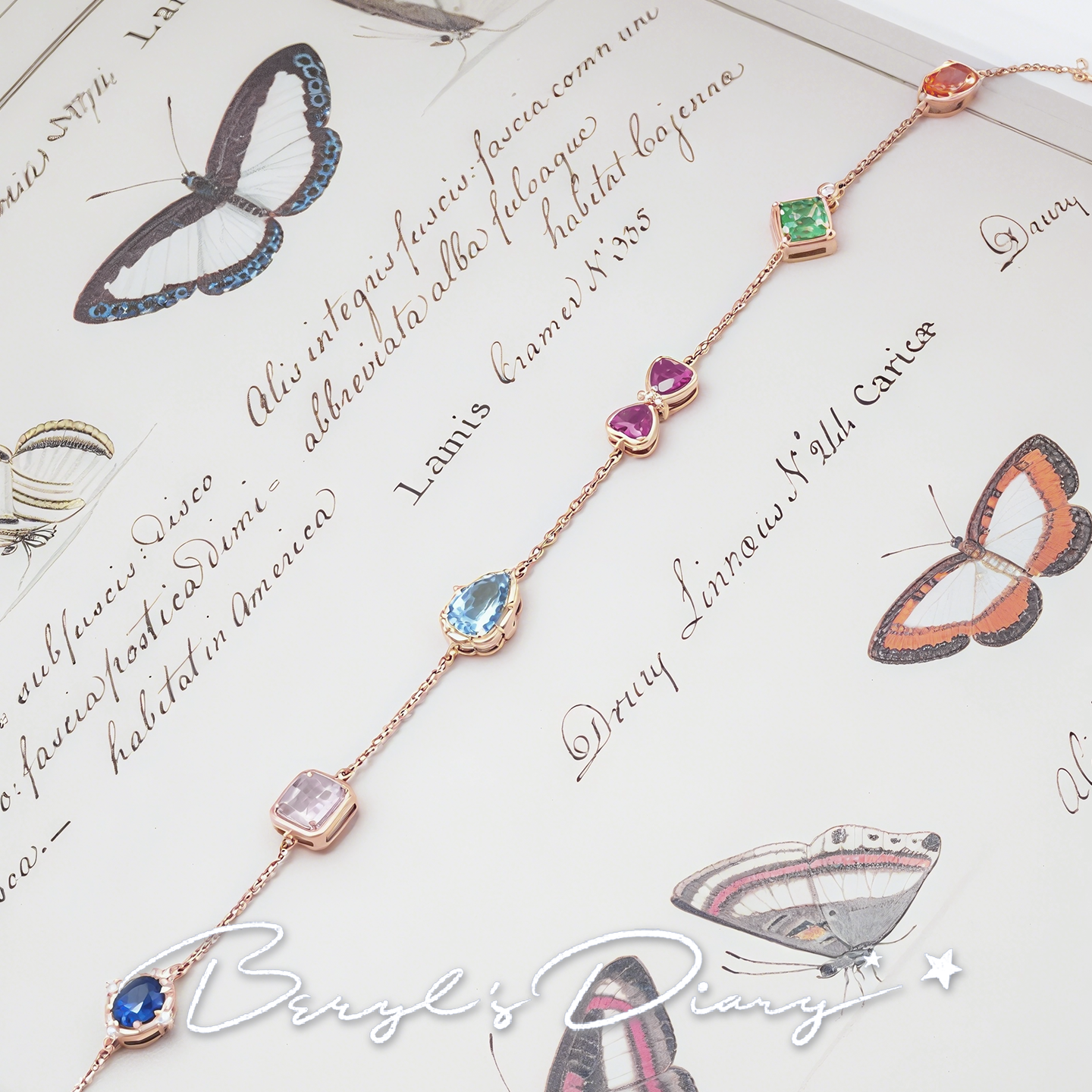 歌颂自由|色标级天然小宝石手链Beryl's Diary