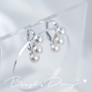 图书馆的窗边|排珠设计款耳扣 Beryl's Diary