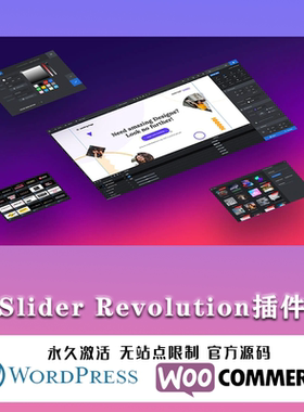 Slider Revolution 滑块革命高级幻灯片自定义设计WordPress插件