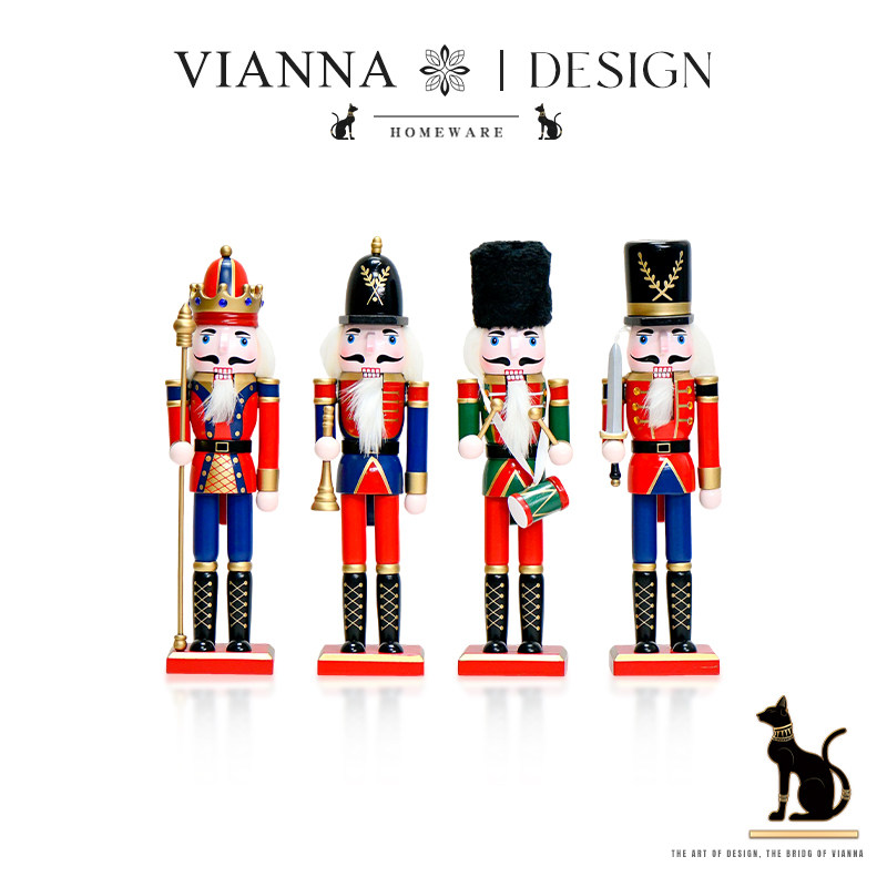 VIANNA丨极昼·AHDN胡桃夹子木偶小摆饰卧室玄关家居模型装饰摆件,家居饰品,装饰摆件,淘宝优惠券,粉丝福利购,淘宝优惠卷