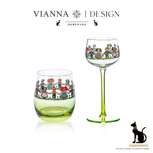 高脚酒杯VIANNA玻璃北欧