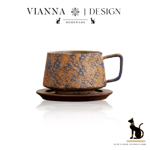 VIANNA设计师款陶瓷咖啡杯套装