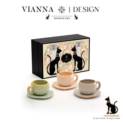 VIANNA高颜值陶瓷咖啡杯窑变工艺