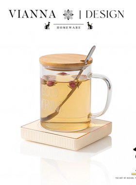 VIANNA丨暖意·HENG简约风恒温杯垫办公室热牛奶神器55度保温杯垫