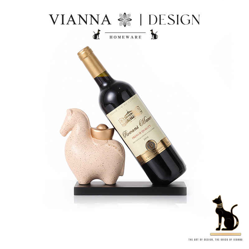 VIANNA丨元宝马&middot;GZQP高级沙点陶瓷摆件家居玄关电视柜酒柜红酒架