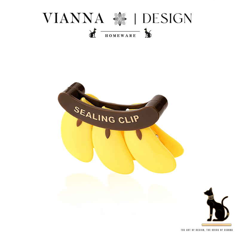 VIANNA可爱香蕉磁吸封口夹冰箱贴