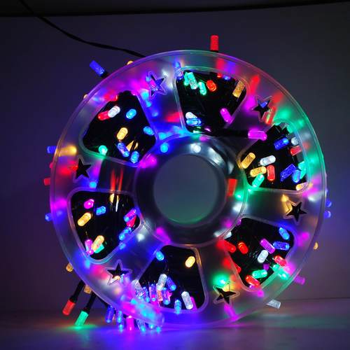 户外装饰V8防水发光柱七彩闪灯