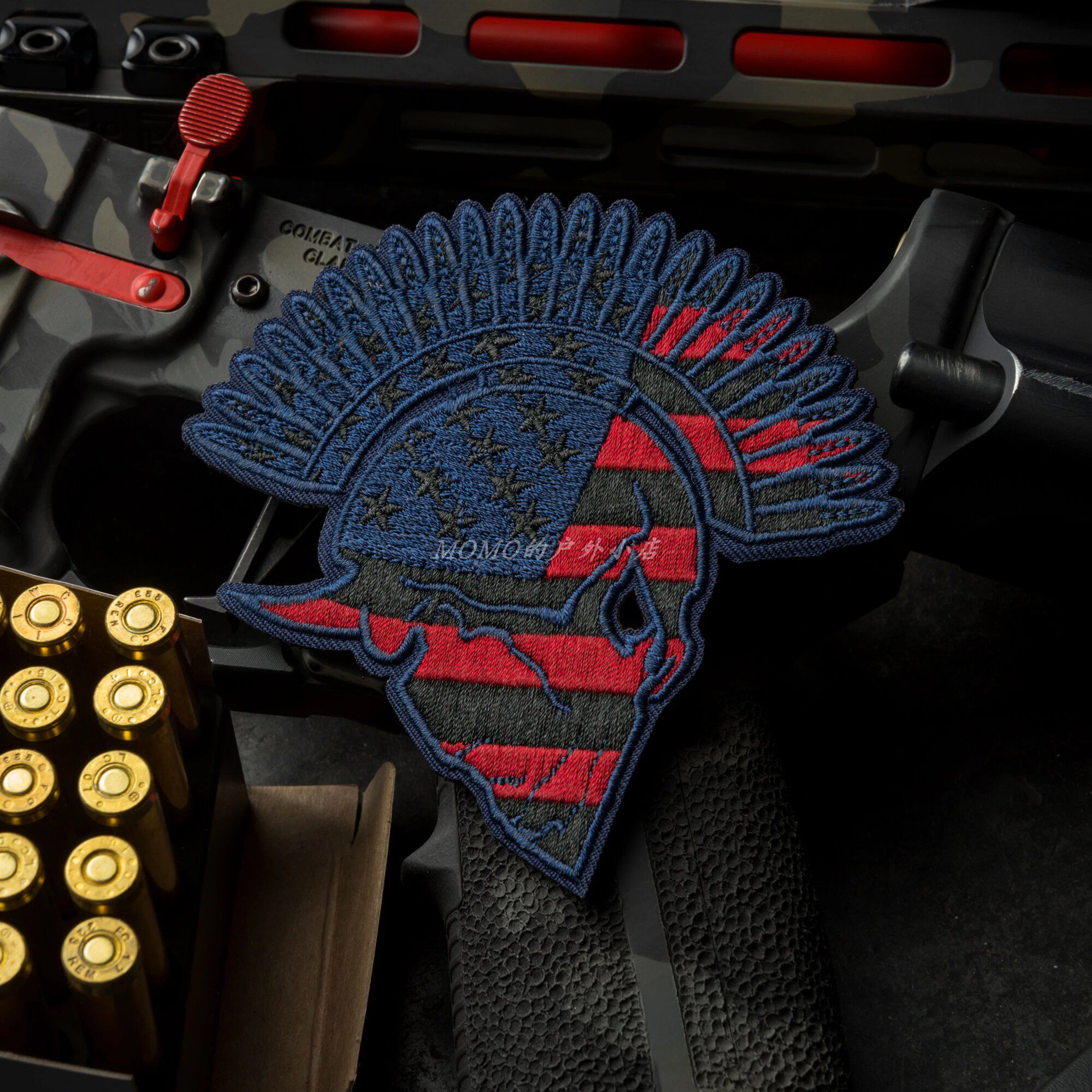 现货 modern arms dark patriot spartan 斯巴达图案限量版臂章
