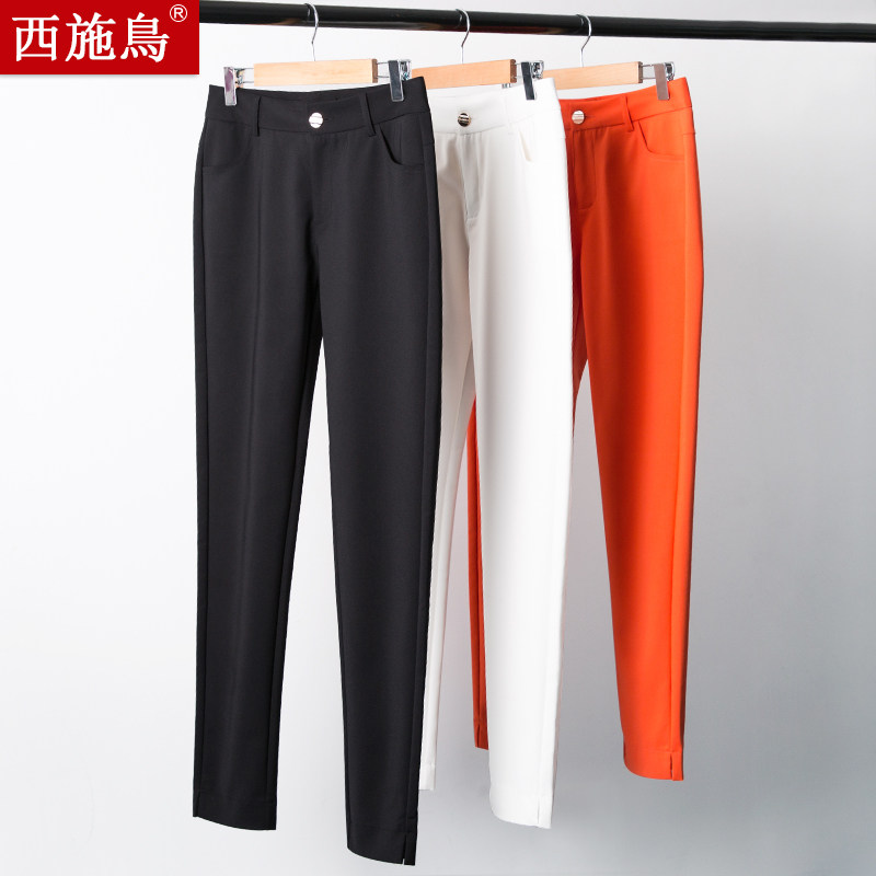 西施鳥女裤春秋新款显瘦铅笔裤女九分小脚裤韩版大码休闲裤潮西裤在类目 女装/女士精品, 裤子, 休闲裤中 - 来自Buy2taobao.com提供专业的淘宝代购服务
