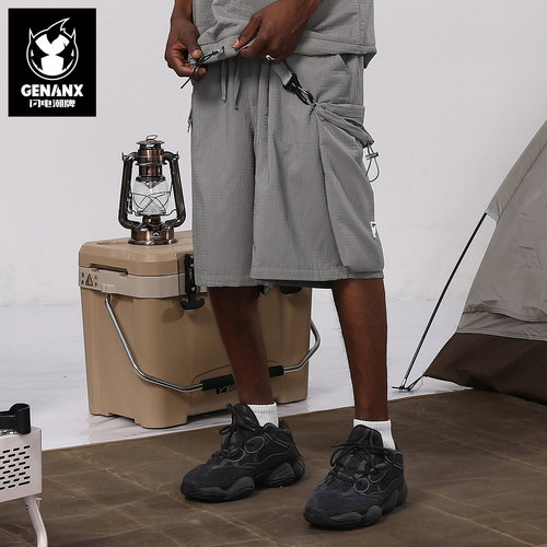 GENANX闪电潮牌夏季新款短裤