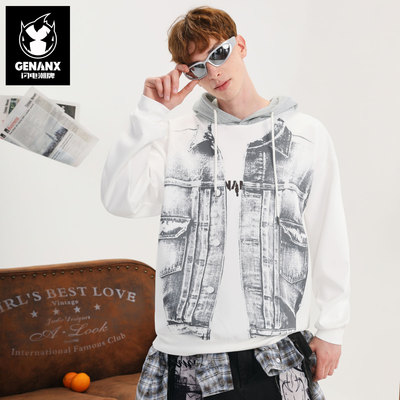 GENANX闪电潮牌卫衣张泽禹同款