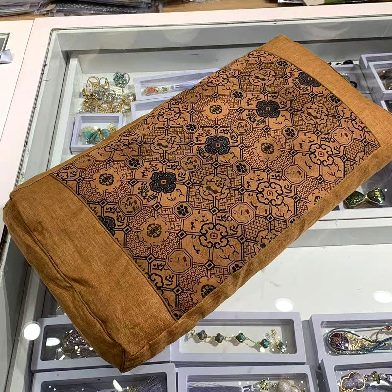 真丝香云纱中草药安神助眠枕头