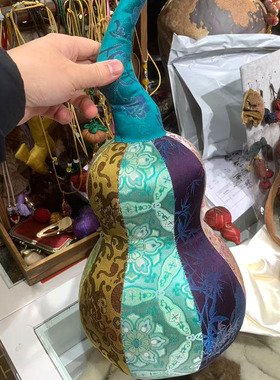 新中式宋锦葫芦布艺家居摆件