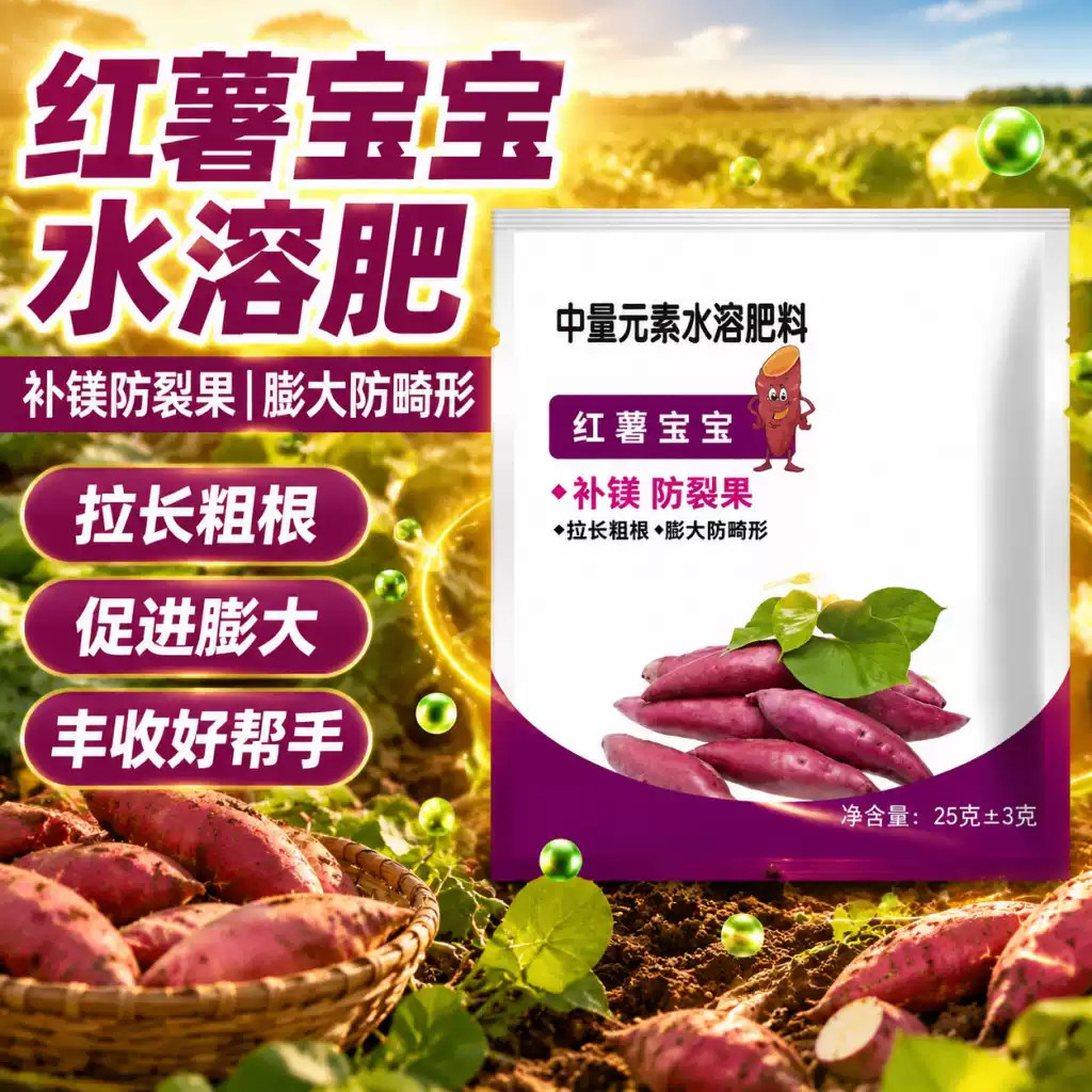 红薯控旺膨大叶面肥料
