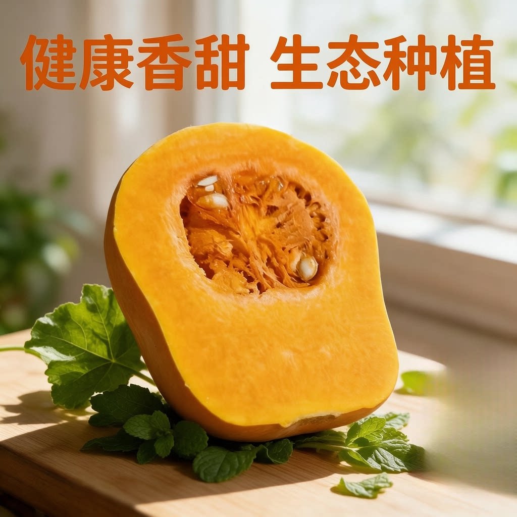 小个头奶油南瓜 单个装产地直发 清甜可口脆甜生态种植 孩子喜欢