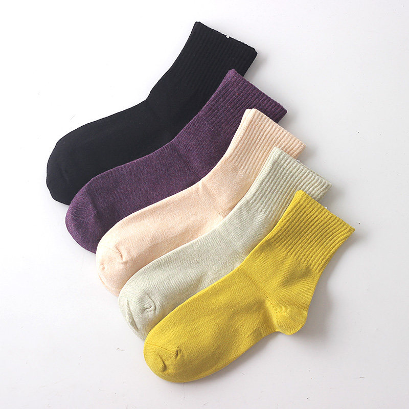 秋冬无骨袜女中筒黑色配乐福鞋长筒袜子复古纯棉防臭厚实手工缝头,女士内衣/男士内衣/家居服,中筒袜,淘宝优惠券,粉丝福利购,淘宝优惠卷