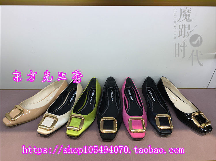 露娜平跟女单鞋夏季新品