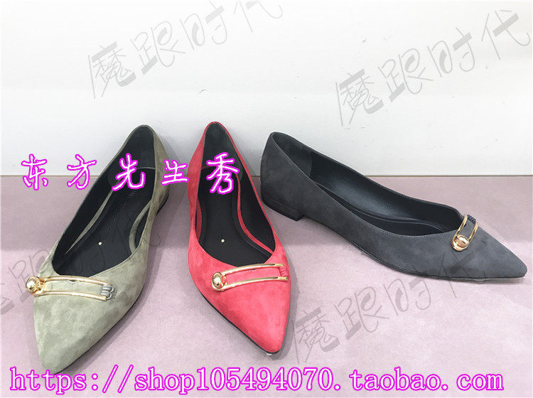 露娜新品luna平跟欧美风女单鞋