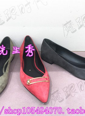 2023春季新品 LUNA 平跟欧美风SLP317066真皮女单鞋