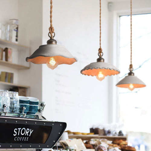 北欧风格水泥艺术餐厅吊灯