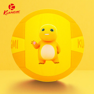 狂迷奶龙联名排球初中生中考学生专用5号球标准软皮硬排生日礼物