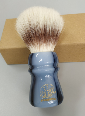 帝诗哎莎男士流云FL剃须刷柔软丝滑蓝玛瑙色手柄胡刷剃须泡沫刷