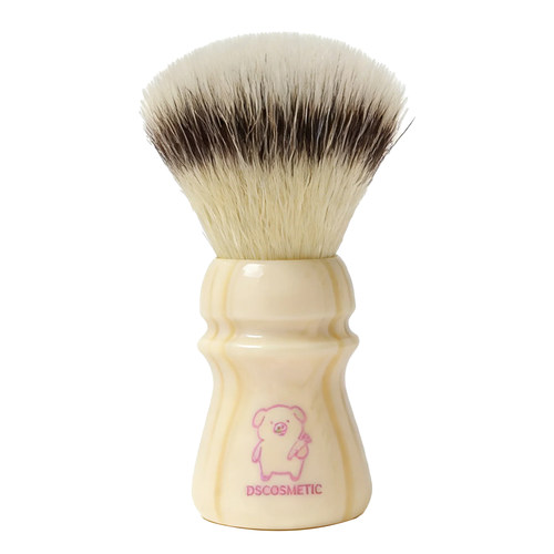 帝诗哎莎男士CN6剃须刷柔软高弹粉小猪树脂手柄胡刷剃须皂泡沫刷