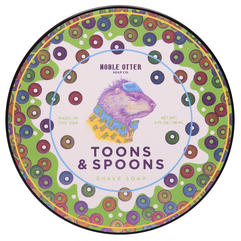 帝诗男士剃须皂水獭剃须皂童趣TOONS刮胡泡沫皂