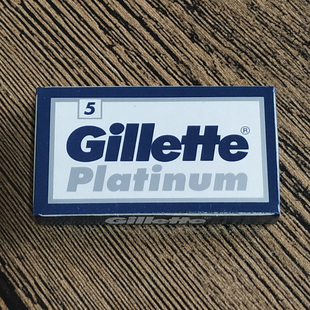 帝诗手动老式安全剃须刀刀片铂金双刃剃须刀片 5片