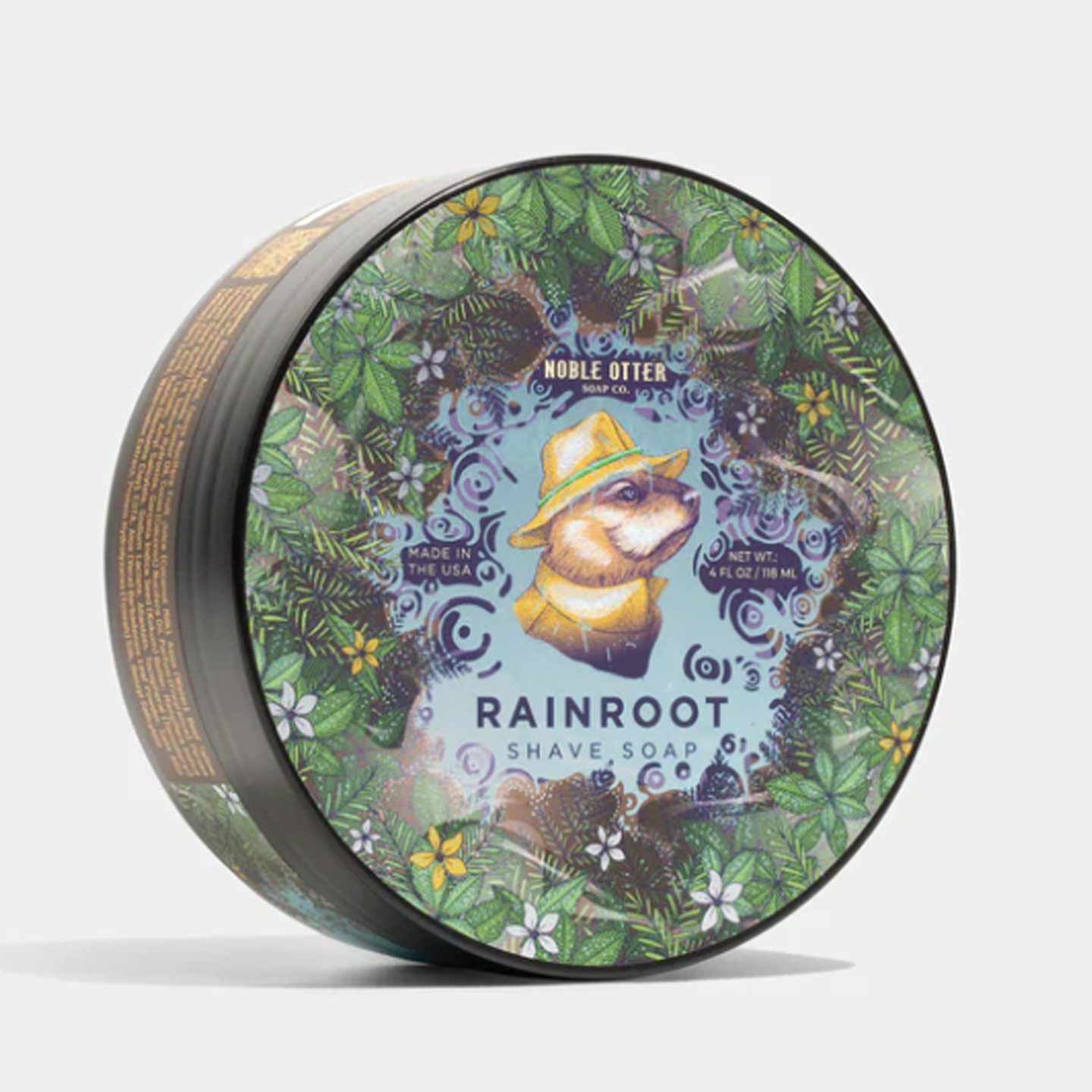 帝诗男士剃须皂水獭剃须皂童趣RAINROOT 雨根刮胡泡沫皂