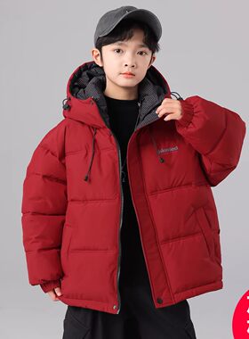 男童棉服冬季加厚羽绒棉衣外套